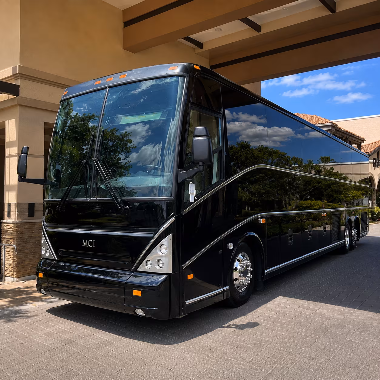 bus rentals for bands groups and performers playing newark venues
