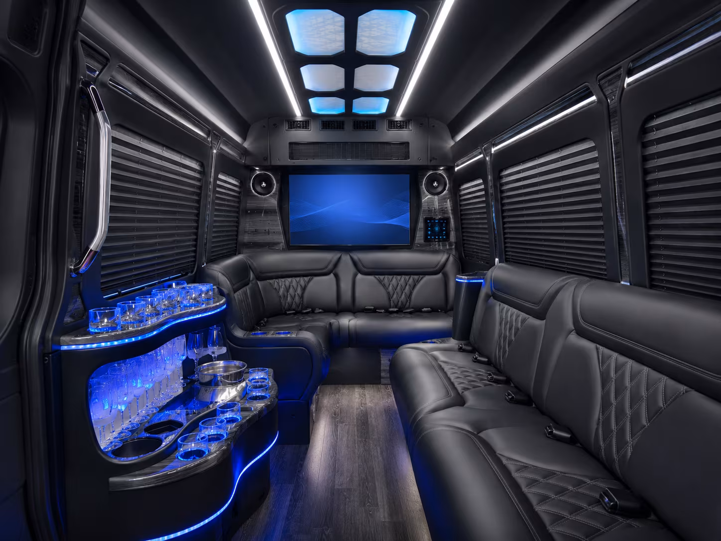 newark employee transportation onboard seating