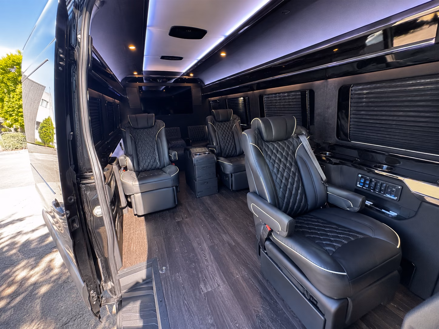 newark prom transportation onboard seating