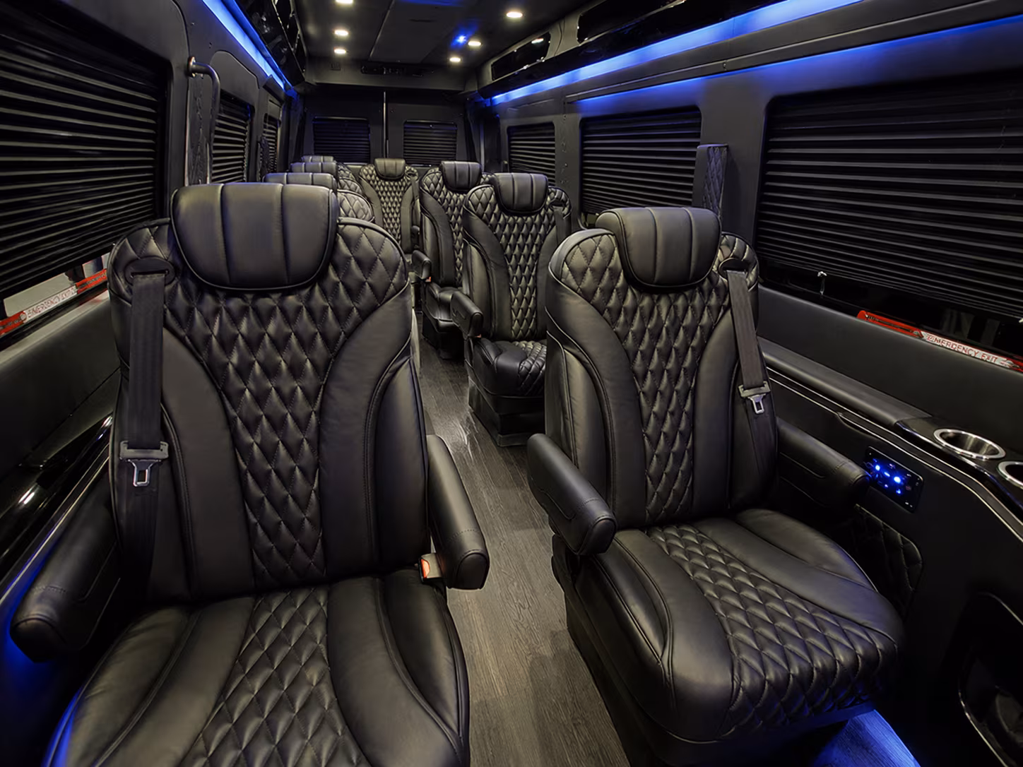 newark school event transportation onboard seating