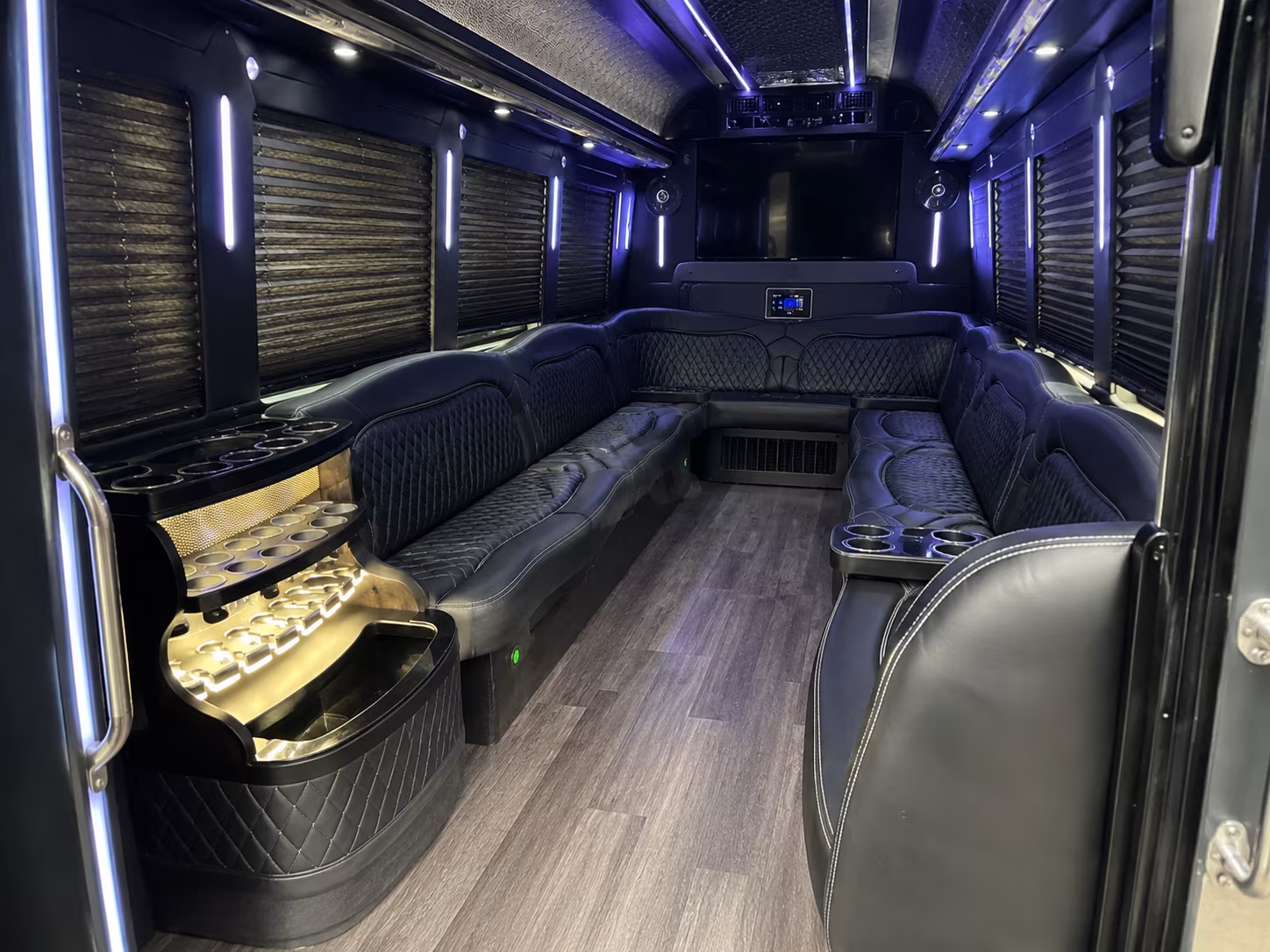 newark sporting event party bus rental