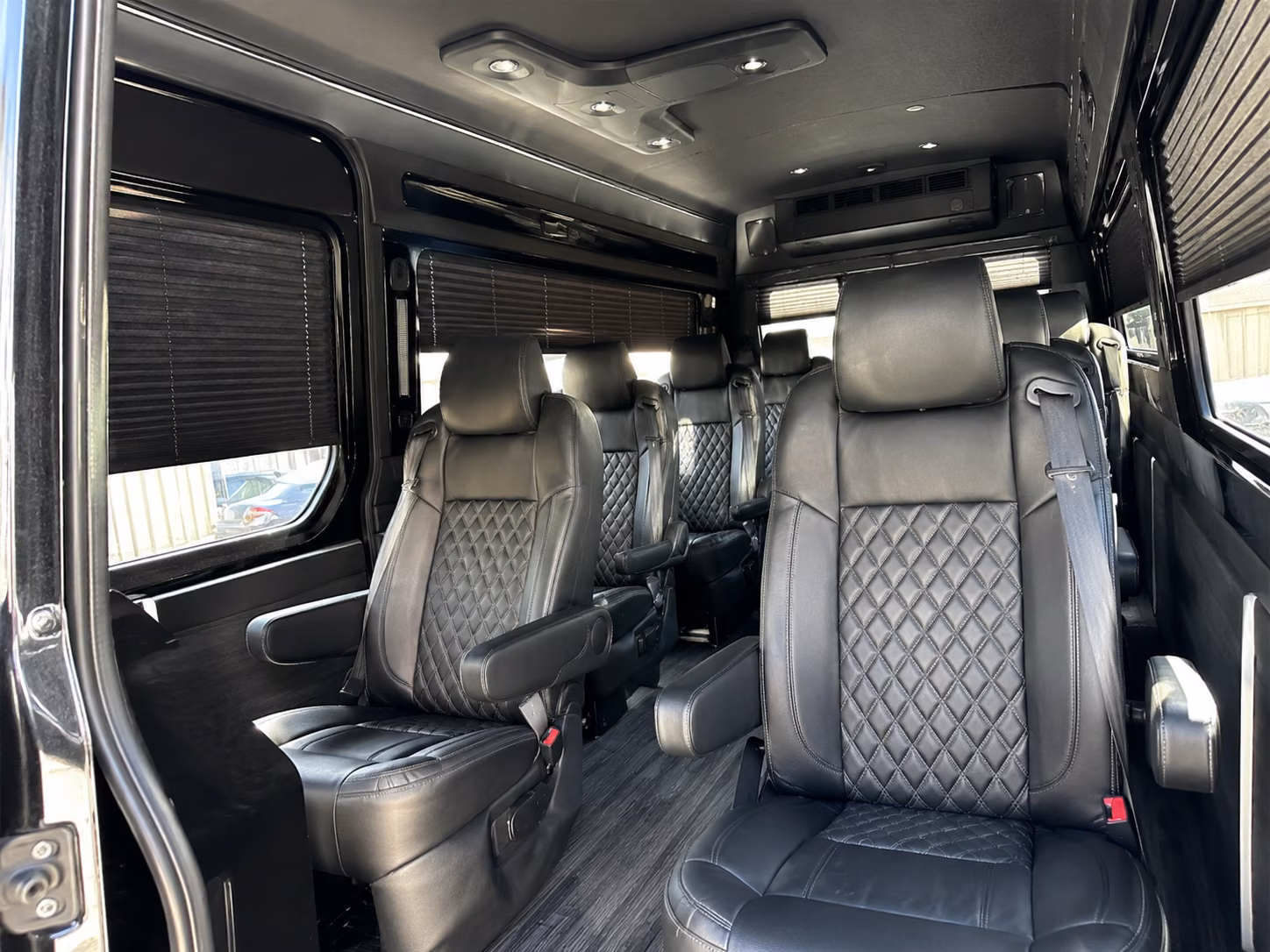 newark wedding transportation onboard seating
